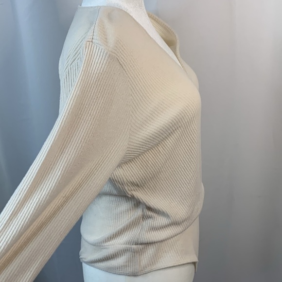 Express Cream Knit Sweater Bodysuit- NWT - Picture 9 of 14